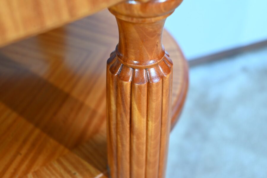 Petite Table en Acajou Clair, Art Déco - 1930 – Image 12