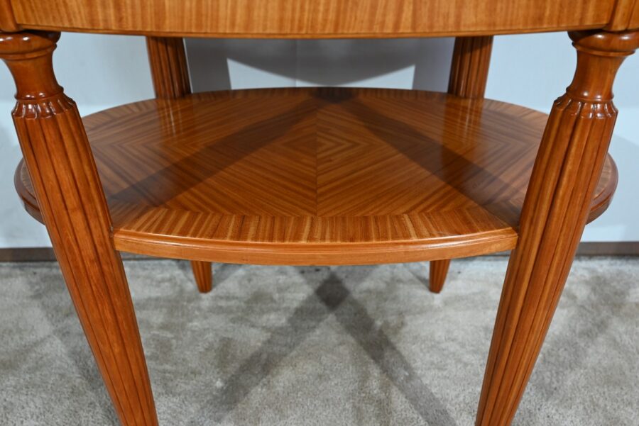 Petite Table en Acajou Clair, Art Déco - 1930 – Image 15