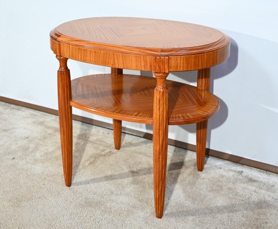 Petite Table en Acajou Clair, Art Déco - 1930 – Image 3