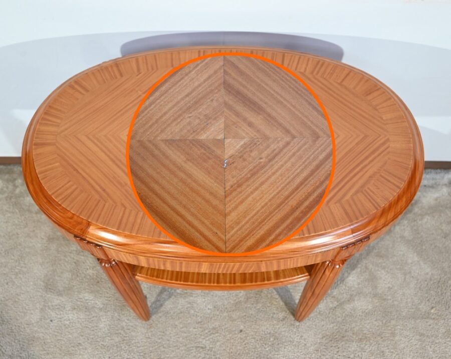 Petite Table en Acajou Clair, Art Déco - 1930 – Image 5
