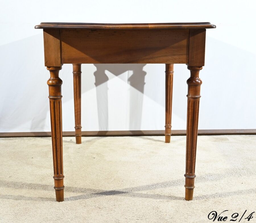 Table Bureau en Noyer, style Louis XVI – 1900 – Image 15