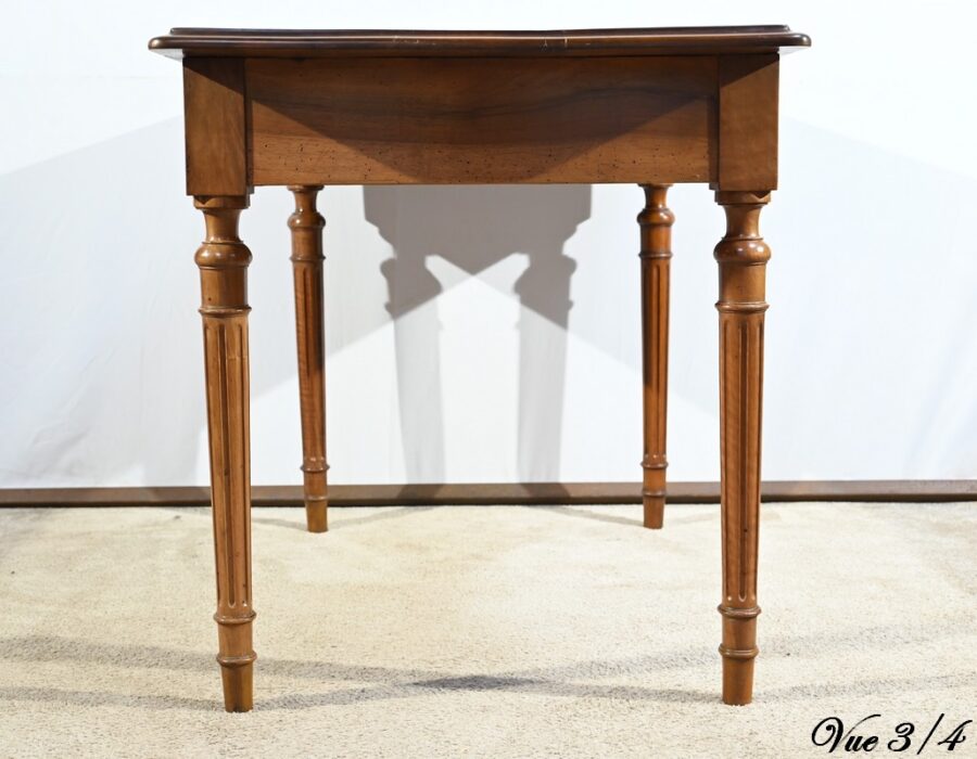 Table Bureau en Noyer, style Louis XVI – 1900 – Image 16