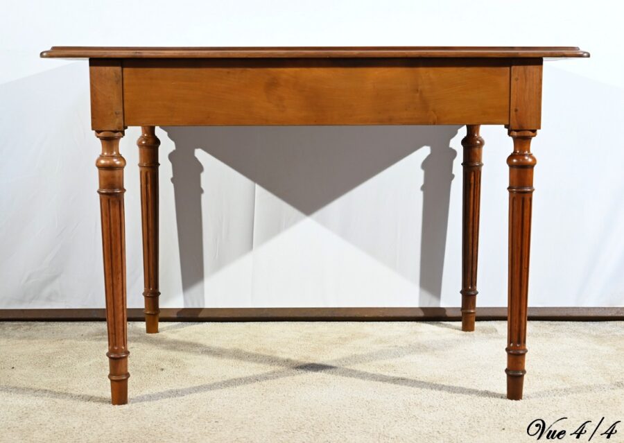 Table Bureau en Noyer, style Louis XVI – 1900 – Image 17