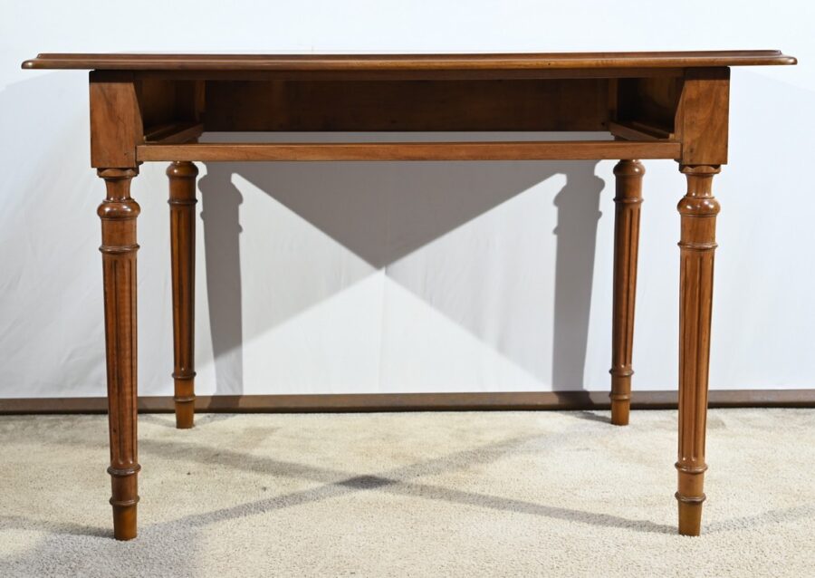 Table Bureau en Noyer, style Louis XVI – 1900 – Image 20