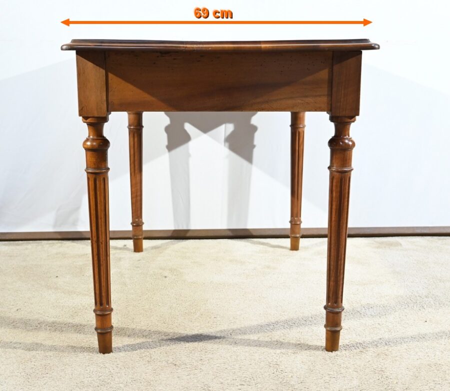 Table Bureau en Noyer, style Louis XVI – 1900 – Image 22