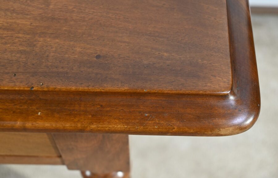 Table Bureau en Noyer, style Louis XVI – 1900 – Image 6