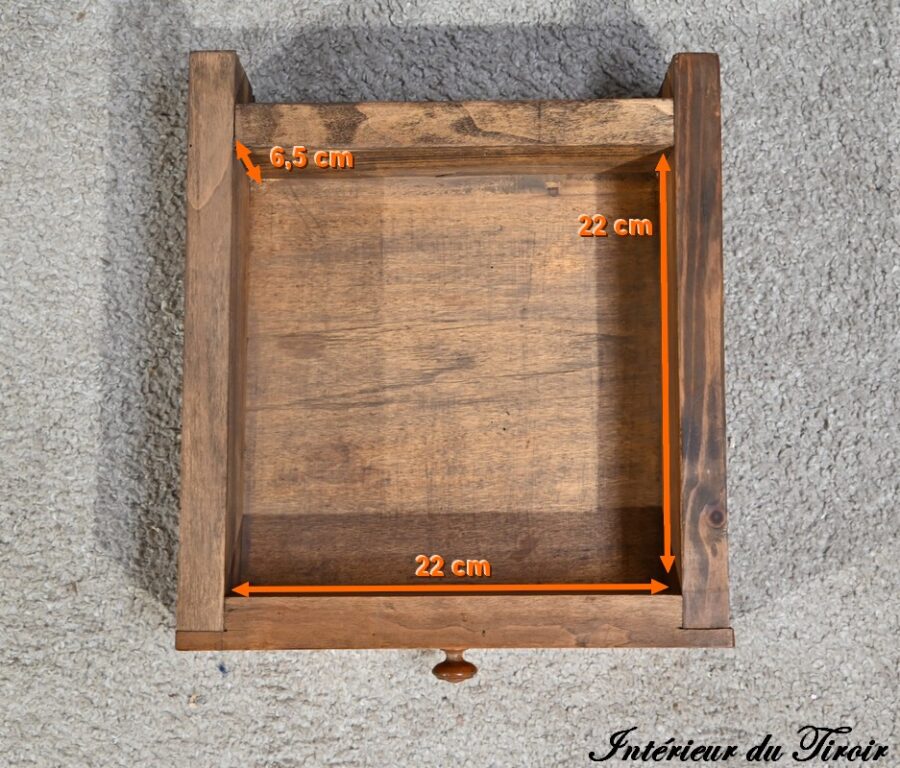 Table de Chevet en Merisier et Frêne – Fin XIXe – Image 26