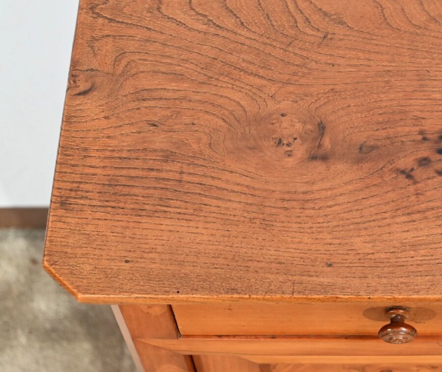 Table de Chevet en Merisier et Frêne – Fin XIXe – Image 6