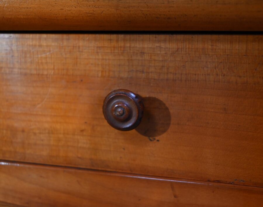 Table de Chevet en Merisier et Frêne – Fin XIXe – Image 9