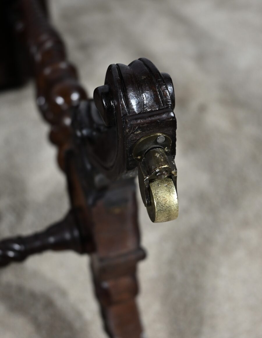 Petite Table Coiffeuse en Palissandre, époque Restauration - Début XIXe – Image 30