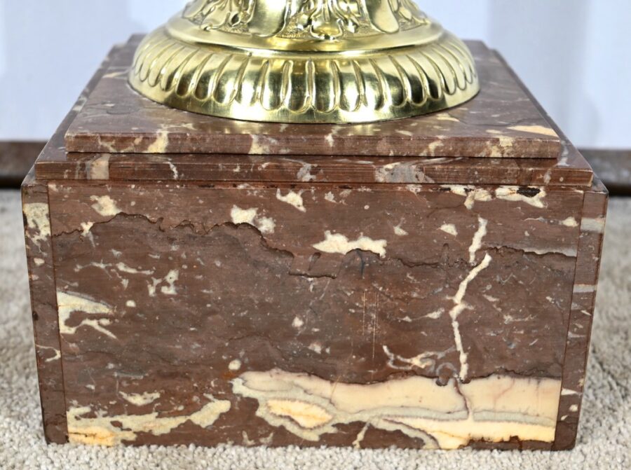 Colonne en Marbre Rouge des Pyrénées – Fin XIXe – Image 15
