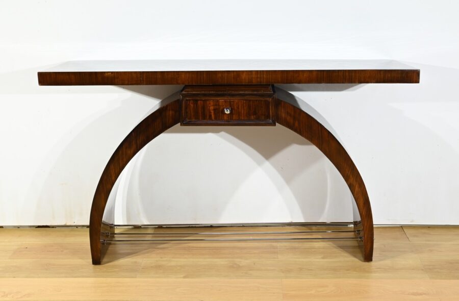 Console en Placage de Palissandre, Art Déco – 1930