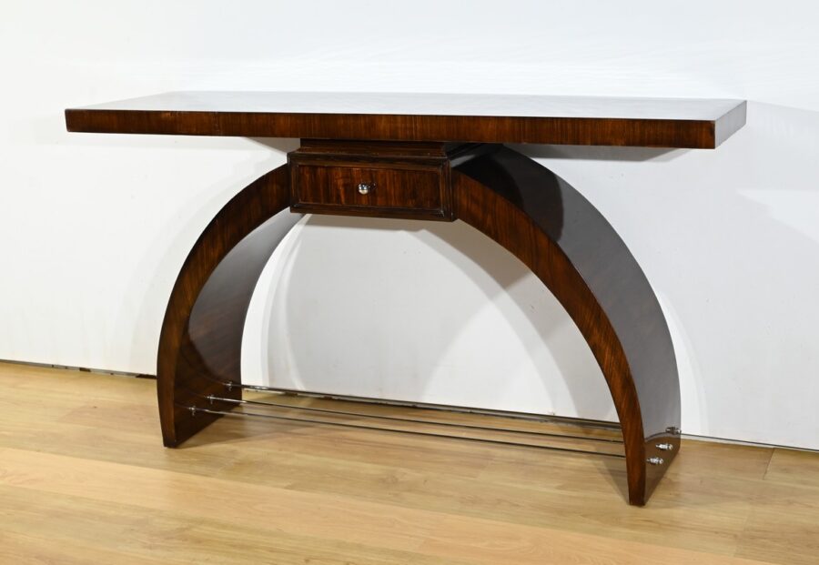 Console en Placage de Palissandre, Art Déco – 1930 – Image 4