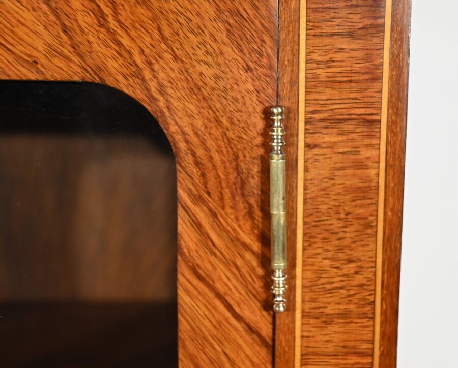 Meuble Vitrine en Bois de Rose, style Louis XVI – Fin XIXe – Image 12