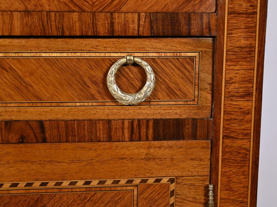 Meuble Vitrine en Bois de Rose, style Louis XVI – Fin XIXe – Image 16