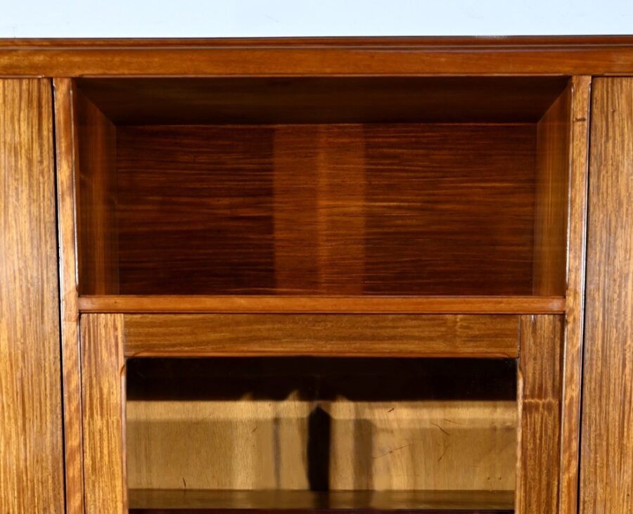 Petite Armoire Bibliothèque en Acajou Blond, Art Déco – 1940 – Image 14