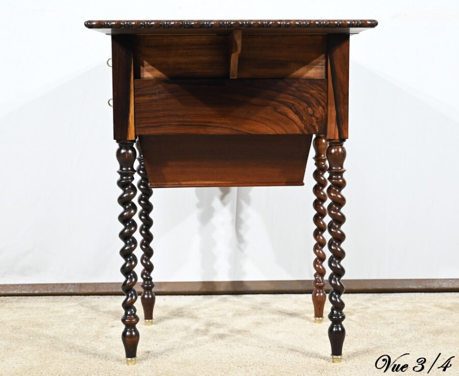 Petite Table de Salon en Palissandre, époque Restauration – Début XIXe – Image 23