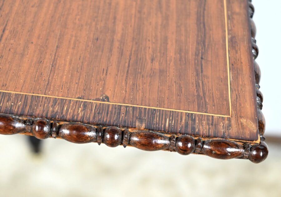 Petite Table de Salon en Palissandre, époque Restauration – Début XIXe – Image 8