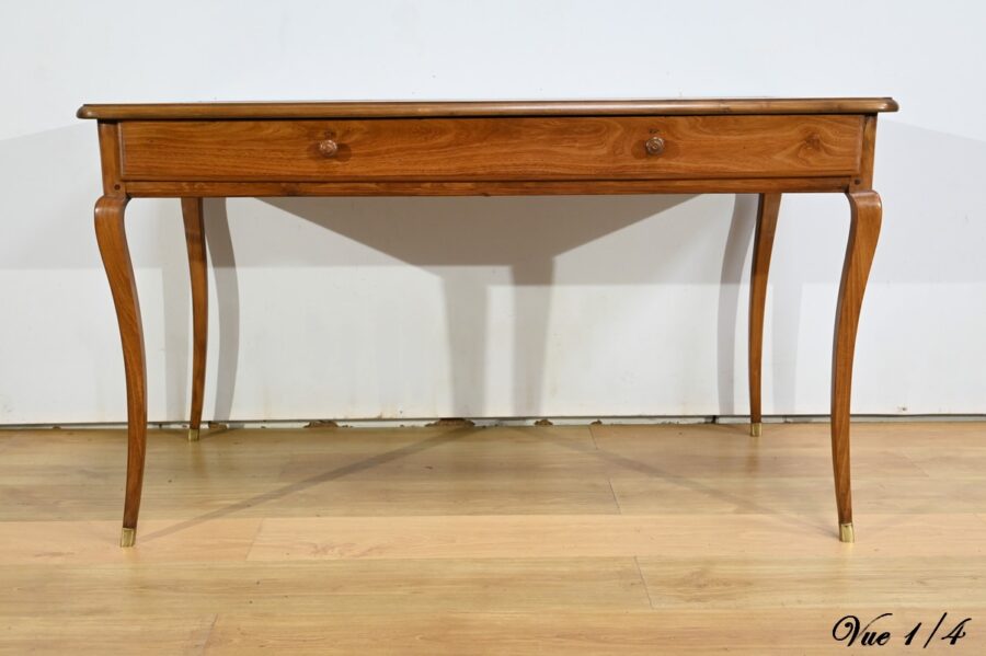 Table Bureau en Frêne et Acacia, époque Louis XV – XVIIIe – Image 12