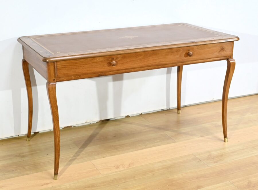 Table Bureau en Frêne et Acacia, époque Louis XV – XVIIIe – Image 2