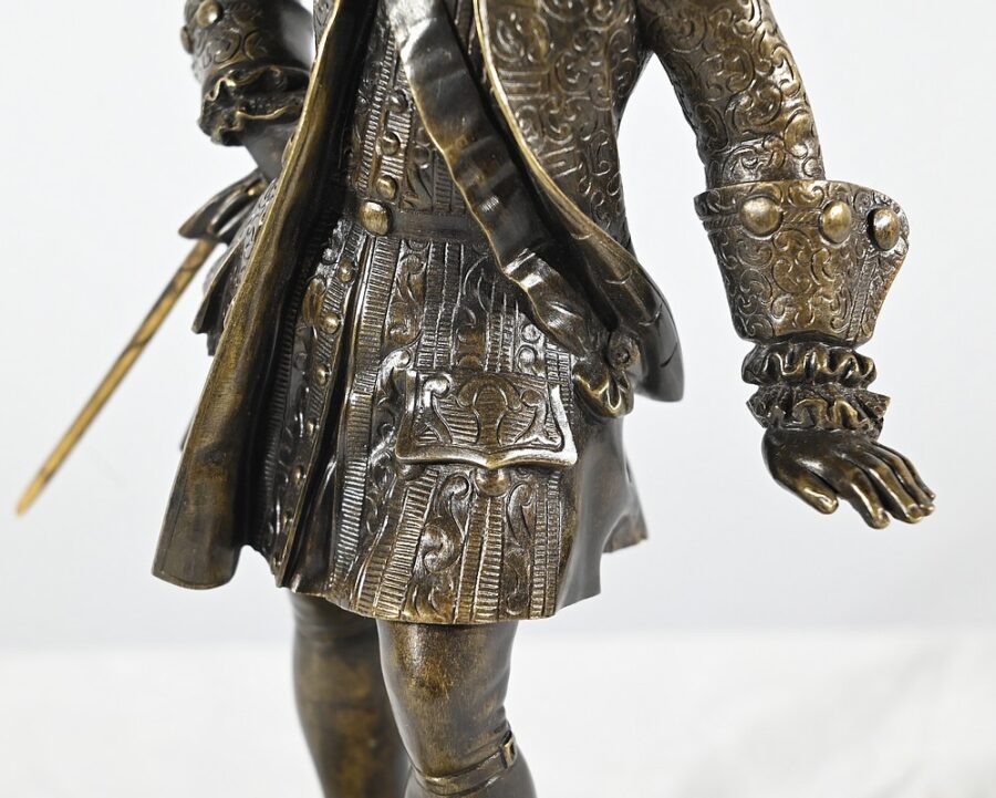 Bronze « Le Gentilhomme au Tricorne » – Fin XIXe – Image 13