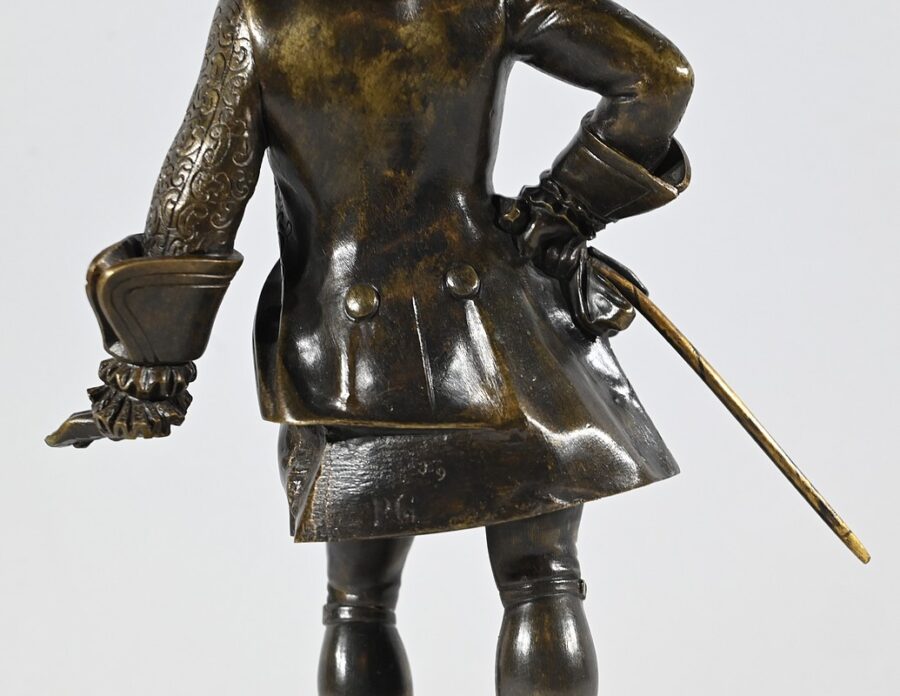 Bronze « Le Gentilhomme au Tricorne » – Fin XIXe – Image 20