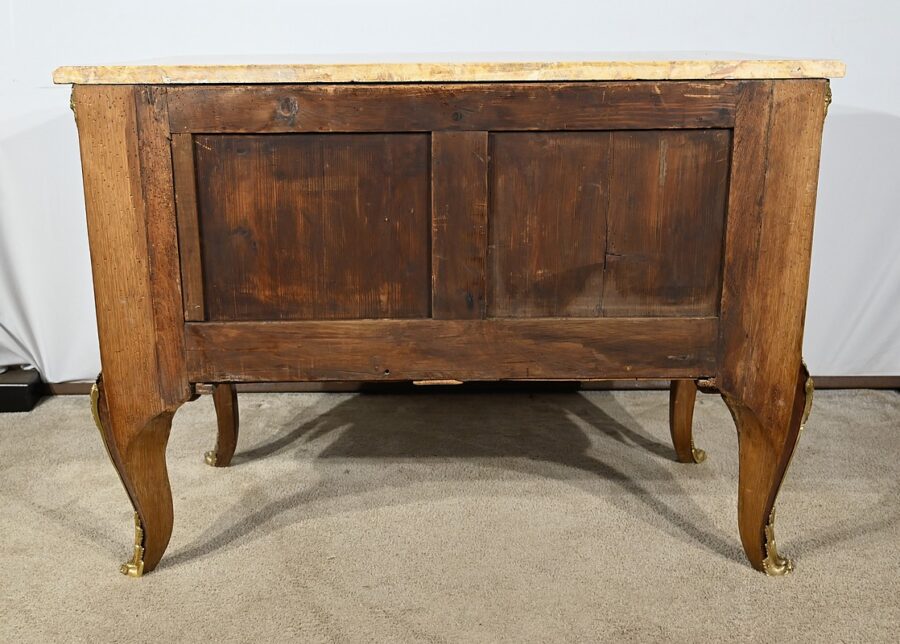 Commode en Bois de Rose et Amarante, style Transition Louis XV / Louis XVI – Fin XIXe – Image 35