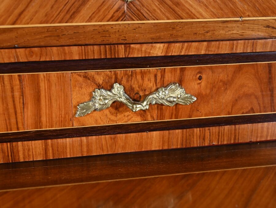 Petit Bonheur du Jour en Bois de Rose, style Louis XV – Milieu XIXe – Image 18