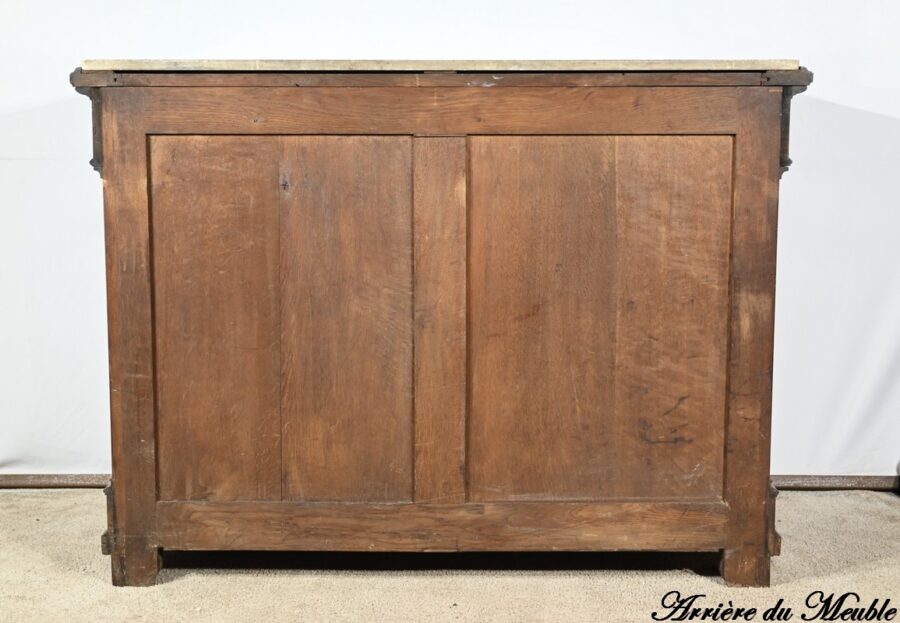 Buffet Commode en Loupe d'Amboine et Palissandre, style Louis XVI – 2ème Partie XIXe – Image 40