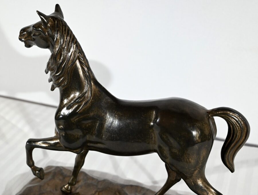 Cheval en Régule – Début XXe – Image 17
