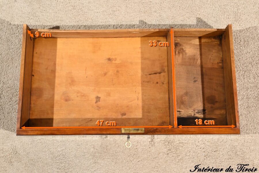 Coiffeuse en Ronce d’Acajou, époque Restauration – Début XIXe – Image 33