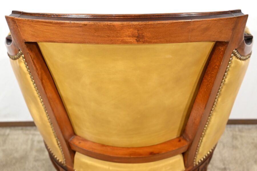 Fauteuil de Bureau Pivotant en Hêtre, style Louis XVI – Fin XIXe – Image 28