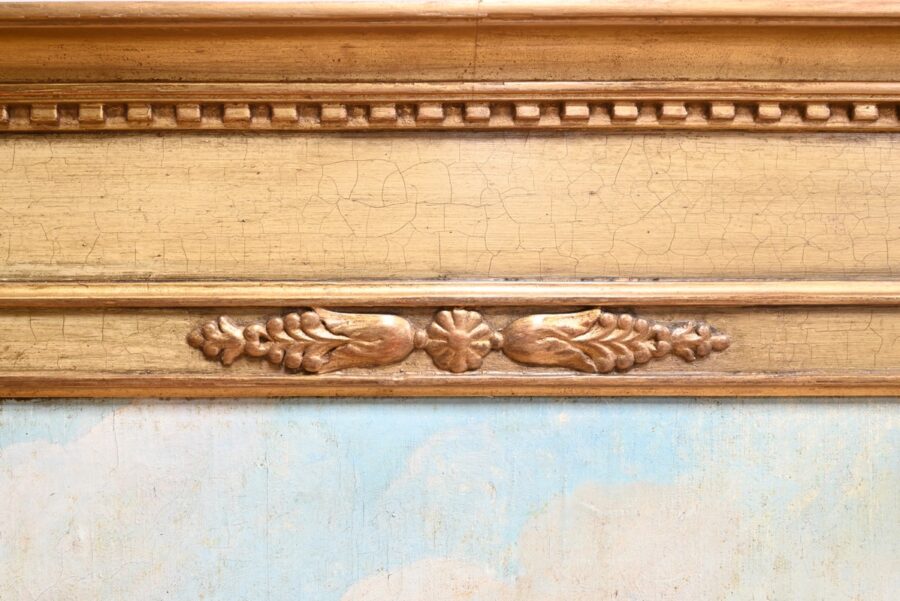 Important Trumeau en Bois Doré, époque Louis XVI – Fin XVIIIe – Image 12