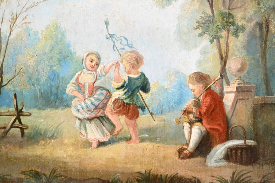 Important Trumeau en Bois Doré, époque Louis XVI – Fin XVIIIe – Image 6