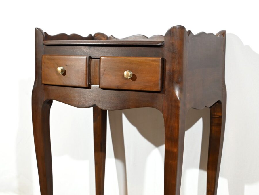 Petite Table de Salon en Noyer, style Louis XV – 1ère Partie XXe – Image 12