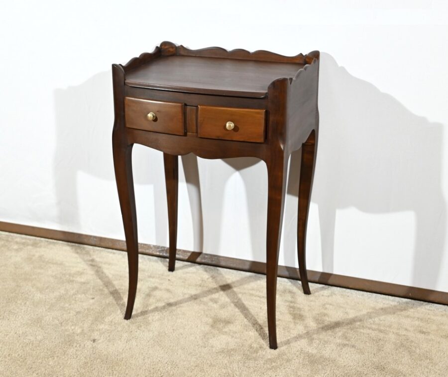 Petite Table de Salon en Noyer, style Louis XV – 1ère Partie XXe – Image 3