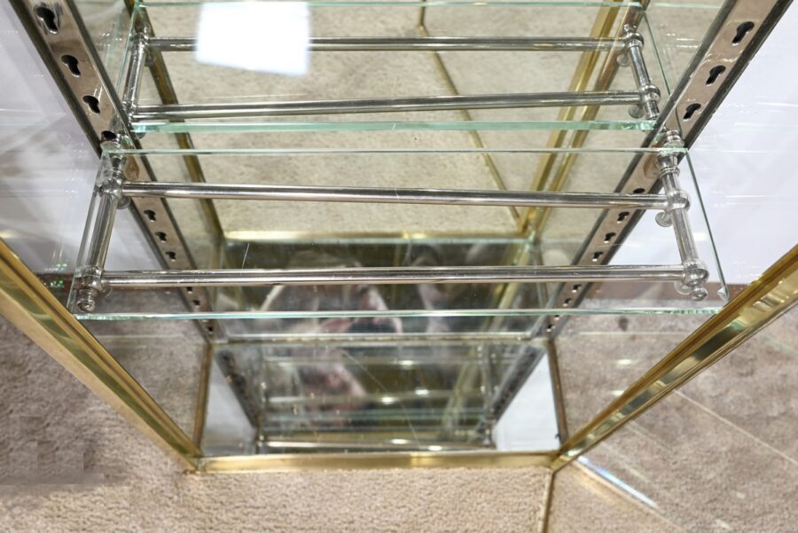 Petite Vitrine en Laiton – 1930 – Image 12