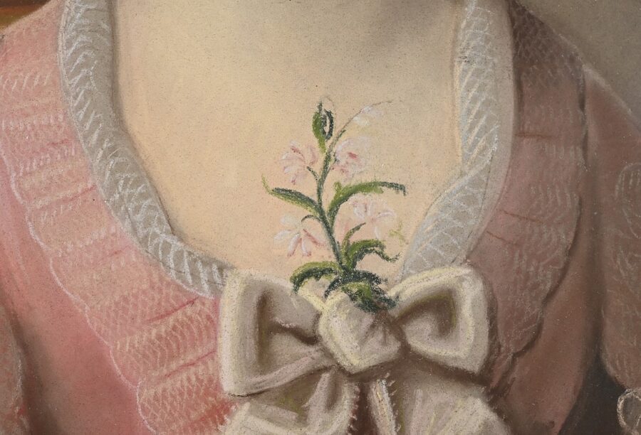 Important Pastel « La Jeune fille au Canari », école française du XIXe – Image 10