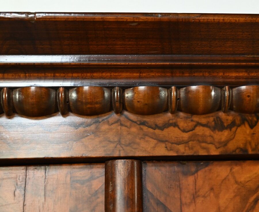 Bibliothèque en Ronce de Noyer, époque Restauration – Début XIXe – Image 13