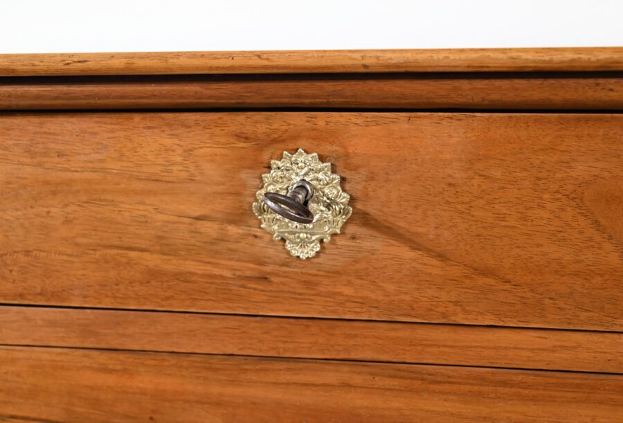 Commode Écritoire en Noyer, époque Restauration – 1ère Partie XIXe – Image 10