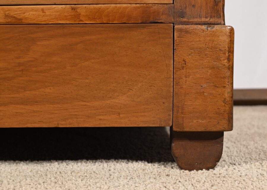 Commode Écritoire en Noyer, époque Restauration – 1ère Partie XIXe – Image 13