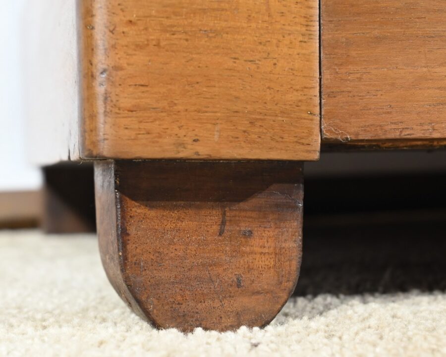 Commode Écritoire en Noyer, époque Restauration – 1ère Partie XIXe – Image 14