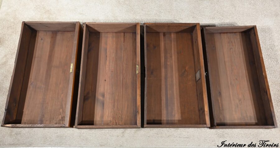 Commode Écritoire en Noyer, époque Restauration – 1ère Partie XIXe – Image 31