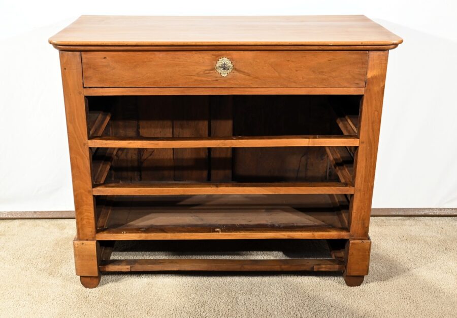 Commode Écritoire en Noyer, époque Restauration – 1ère Partie XIXe – Image 33
