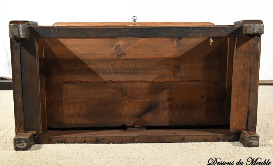 Commode Écritoire en Noyer, époque Restauration – 1ère Partie XIXe – Image 41