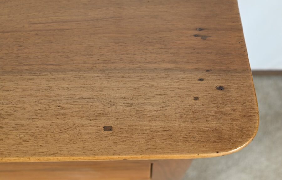 Commode Écritoire en Noyer, époque Restauration – 1ère Partie XIXe – Image 8
