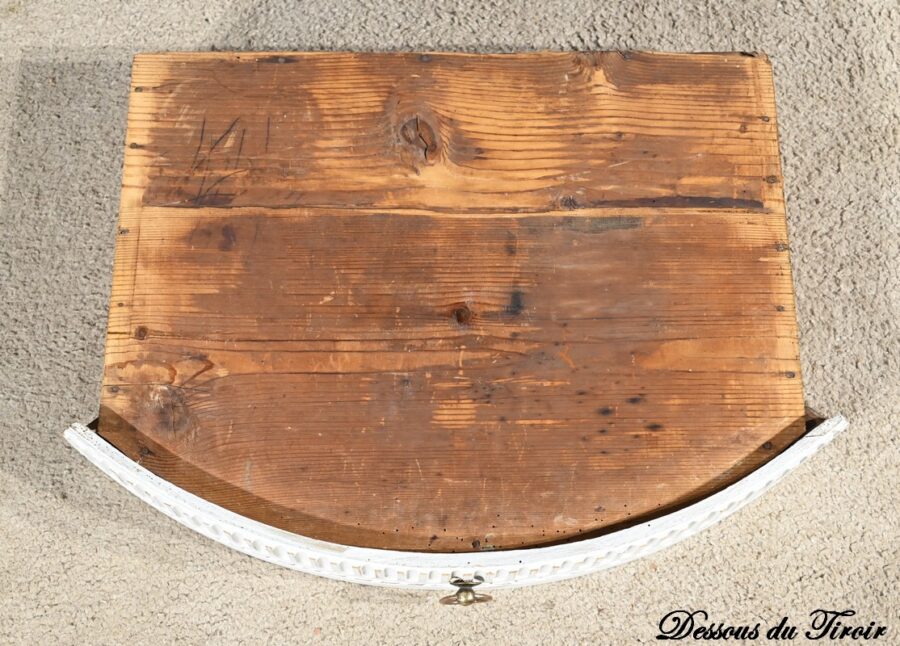 Console Demi-Lune en Bois Réchampi, style Louis XVI – Début XIXe – Image 28