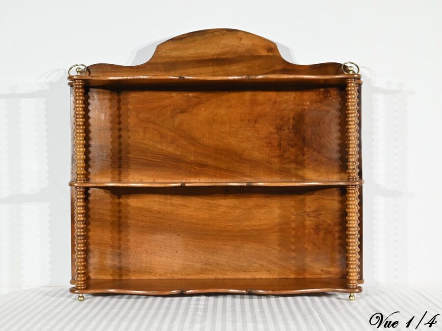Etagère en Noyer, époque Louis Philippe – Milieu XIXe – Image 10