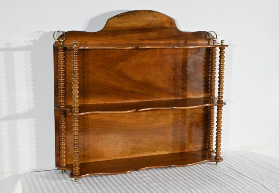 Etagère en Noyer, époque Louis Philippe – Milieu XIXe – Image 2