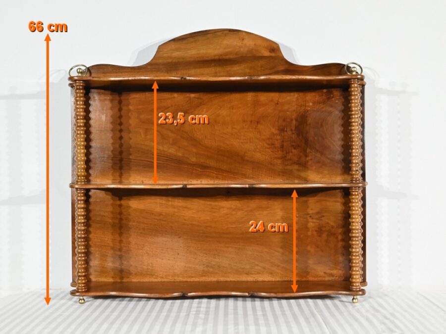 Etagère en Noyer, époque Louis Philippe – Milieu XIXe – Image 21